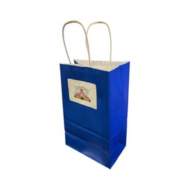 Big Top Deals USA Blue Paper Bag 4-Pack – Includes Snaps Veggie Chips: Kick'n BBQ, Hot & Spicy, Sour Cream & Onion, White Cheddar – Sealed Snack Bags (5.25x3.2x8 in)