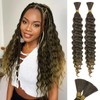 RUWISS 50 cm Deep Wave Crochet Braiding Hair for Bohemian