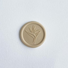 Bird of Paradise Wax Seal Sticker (Nude)