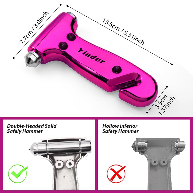 Yiader Window Breaker, 3-in-1 Emergency Escape Tool with seat Belt