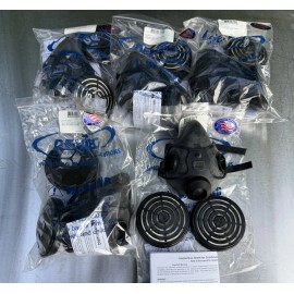 Dentec Lot of 5 - Dentec Comfort Air 400 Reusable Rubber Half Mask N95 Respirator M/L
