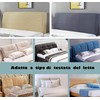 Headboard for Bed, Headboard Cover Dustproof Stretch Bed Headboard Padded