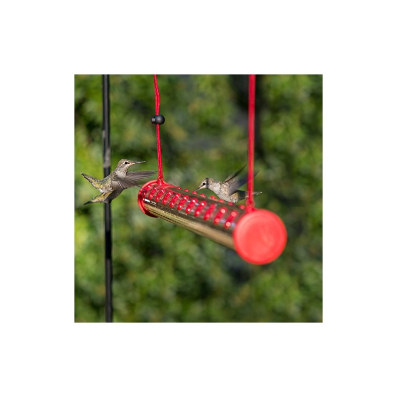 Perky-Pet HUMBAR200DTC Hummerbar Hummingbird Feeder, 2' , Red