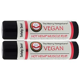 Merry Hempsters Vegan Hot Hemp Muscle Rub Single (2-Pack)
