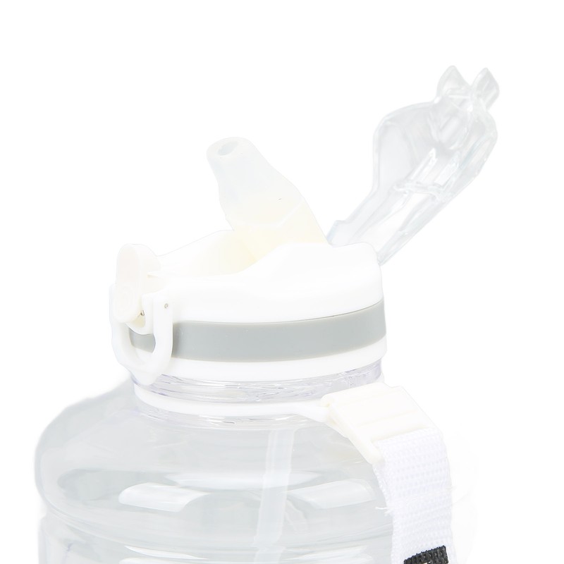 1500ml Large Capacity Sports Water Bottle Portable Scale Marking Poping