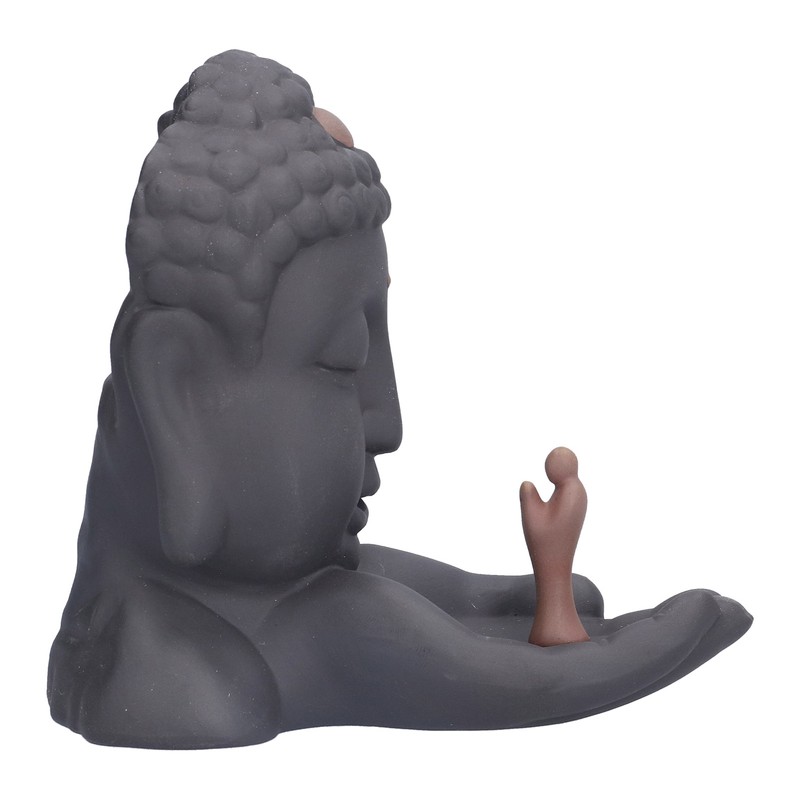 Backflow Incense Burner Ornament Innovative Buddha Incense Holder Artware Meditation
