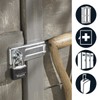 Master Lock 9140EURDBLK Pack of 2 Key Padlocks in Aluminium