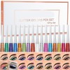 16 Colors Liquid Matte Eyeliner Set Colorful Shining Glitter Eye