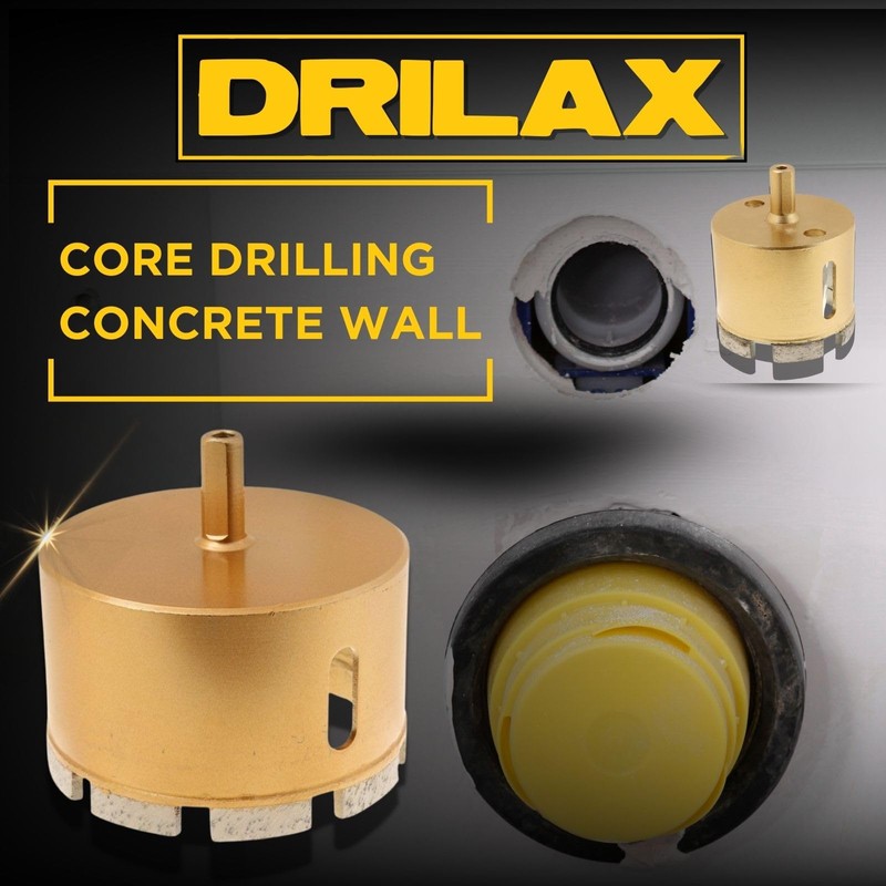Drilax 3" Heavy Duty Masonry Diamond Hole Saw | Precision