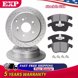 Detroit Axle 11.65" 296mm Front Disc Rotors + Brake Pads for Chevy Cobalt Malibu Pontiac G6