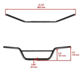 Yamaha Brand New 7/8" Handlebar For Yamaha Banshee 350 YFZ350T 1987-2001