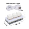 USB 3 Key Mini Keypad RGB LED Backlight Supports Hot