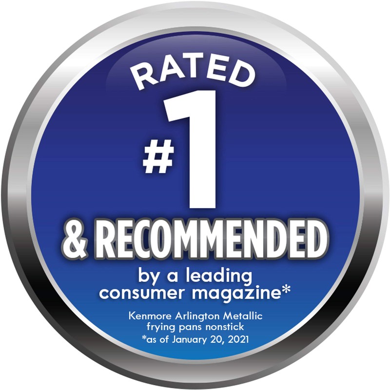 Kenmore Arlington Healthy Nonstick Ceramic Coated Forged Aluminum Induction Cookware,