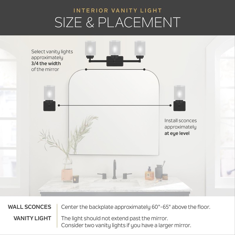 Kichler 55016NI Roehm Vanity, 2-Light 150 Total Watts, Brushed Nickel