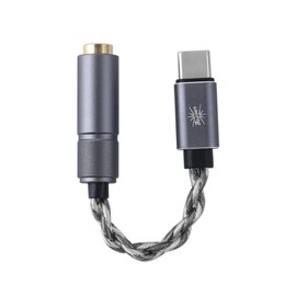 Linsoul Kiwi Ears AD1 Pro USB C DAC Adapter Cable, Custom DAC Chip