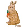 43 Piece Crystal Puzzle Rabbit Brown 50234