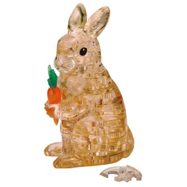 43 Piece Crystal Puzzle Rabbit Brown 50234