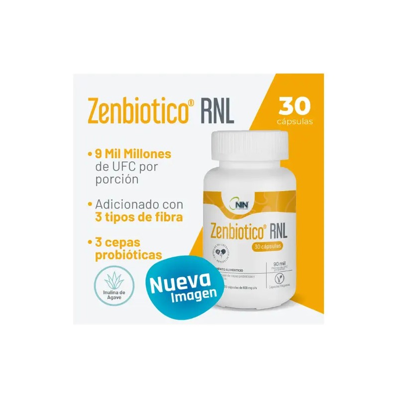 Zenbiotico Rnl Capsulas Nin Simbin Sabor