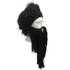 Creative Barbarian Knit Beard Hat Funny Knit Cap Wig Beanie
