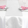 Time to Sparkle 5 Pack Satin Table Runners 12"x108"inch (Silver)