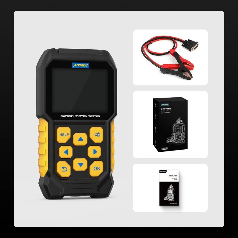 AUTOOL BT460 Car Battery Tester 12V 24V Battery Load Tester