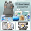 Bakeling 16 in 1 Baby Diaper Bag Backpack, Multifunctional Travel