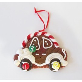 Encore Gingerbread Cookie Candy Car Ornament