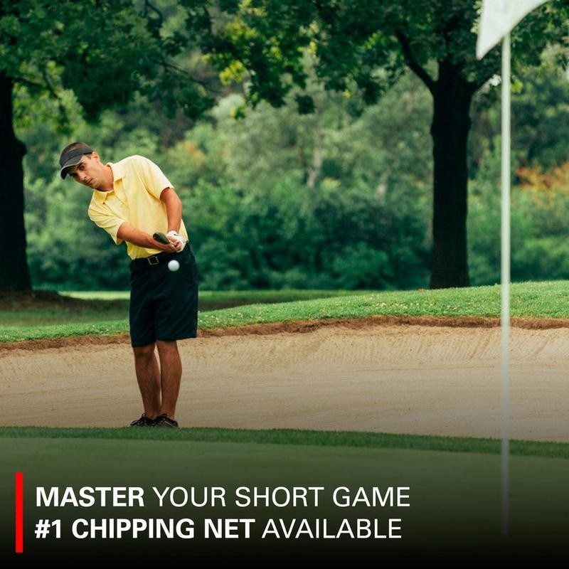 Rukket Sports Haack Chipping Net with Turf Mat & 12