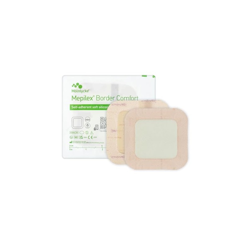 Mepilex Border Post-Op Self Adherent 10.2cm X 20.3cm