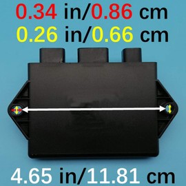 Tuzliufi CDI Box Compatible with Yamaha Grizzly Raptor Rhino YFM660F YFM660R YFM660 YXR450 YXR660 YXR660F YFM YXR 450 660 F R 5LP-85540-00-00 5LP-85540-20-00 5KM-85540-00 5KM-85540-00-00 Z603