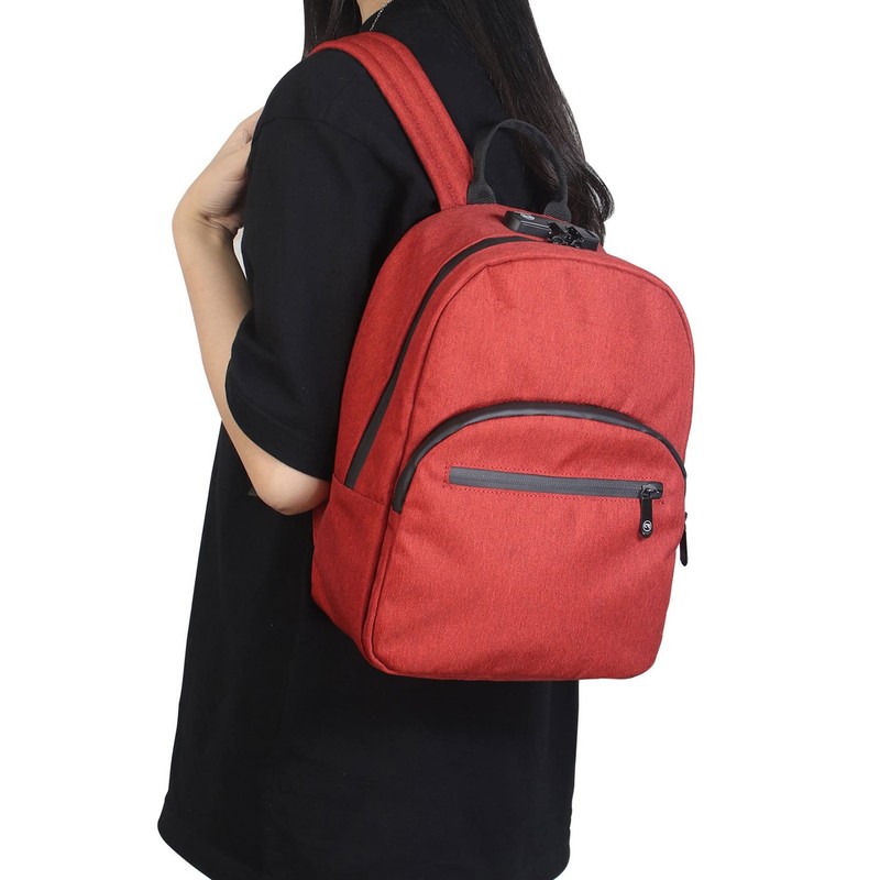 FIREDOG Mini Smell Proof Backpack with Lock for Men Women