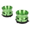 1 Pair 10 Inch Opener Polished Aluminum NAB Hub Adapters