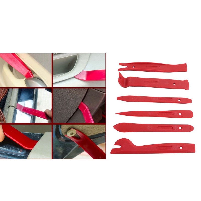 6 Pcs Auto Trim Removal Tool Set Door Panel Fastener