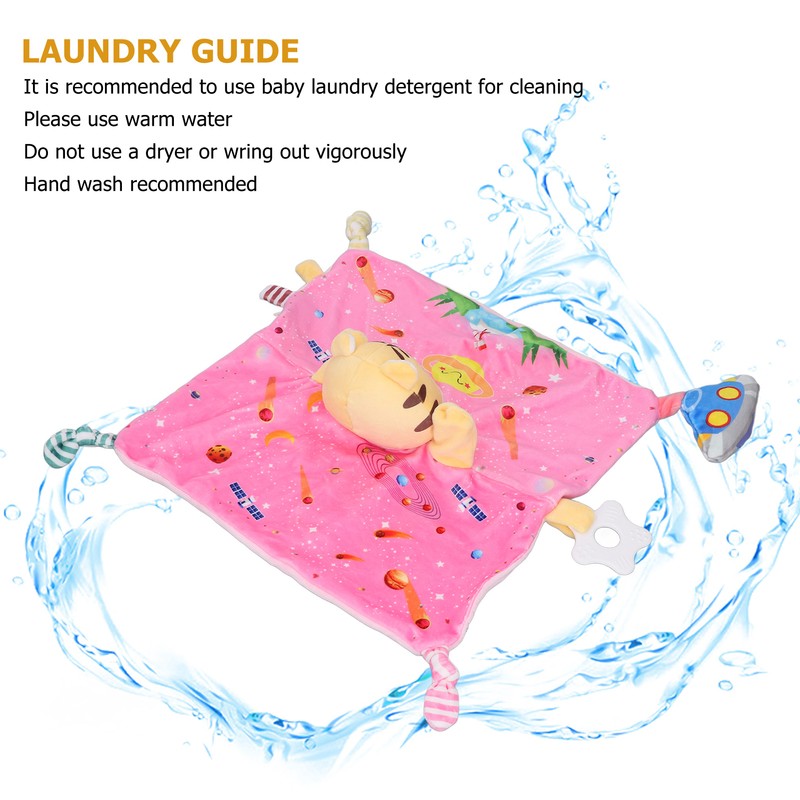 Stuffed Animal Security Blanket Soft Plush Cartoon Cute Tiger Security