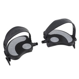 2PCS Exercise Bike Pedals with Exercise Bike Pedal Straps, Bike Pedals Pedals Fitness Exercise SpinBike for SpinBike and Indoor Stationary Exercise Bike