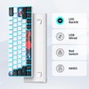 Ussixchare 60 Percent Gaming Keyboard 61 Keys Mechanical Keyboard Ultra