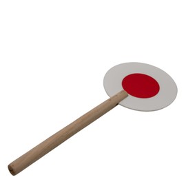 Amesbichler Reitsport AMKA Reflective Driving Trowel with Wooden Handle Signal Trowel for Carriage