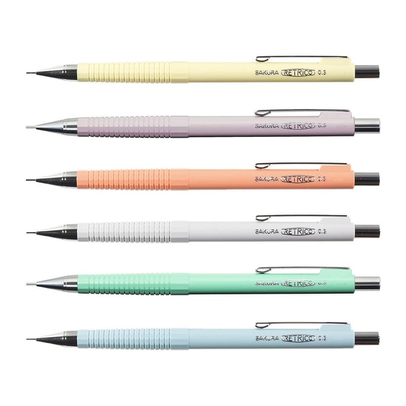 Retorico NS203R 20 Mechanical Pencil, 0.01 inch (0.3 mm), HB