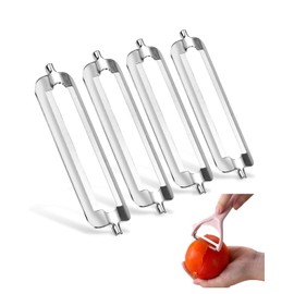 LOZTBUE Replacement Blades for Peeler, Professional Peeler, Turbo Peeler, Pack of 4