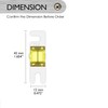 Greluma Pack of 6 20A Mini ANL Fuses for Automotive