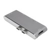 6 in 2 USB C Hub Aluminum Alloy Plug and