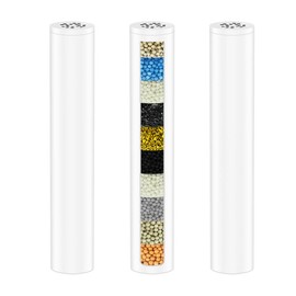 3 PACK Multi-Stage Filter Replacement Compatible with FEELSO 7 Spray Mode Filtered Shower Head.Water Replacement Filters for Handheld Shower Head，filters impurities, purifies water quality.