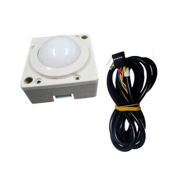 DIY Retro Arcade 2 Inch White Ball Arcade Game Trackball Compatible With Jamma 412-in-1 Game Elf