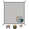 100 x 120 cm Fireproof Underlay Garden Fire Pit Grill