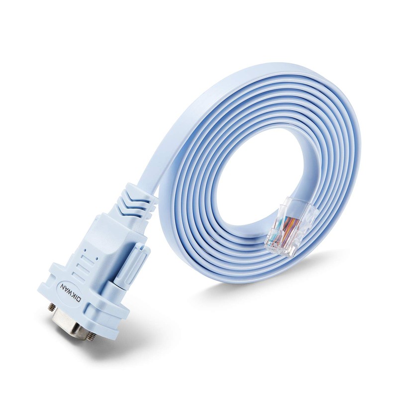 OIKWAN DB9 to RJ45 Console Cable,Compatible with Cisco Routers Switches