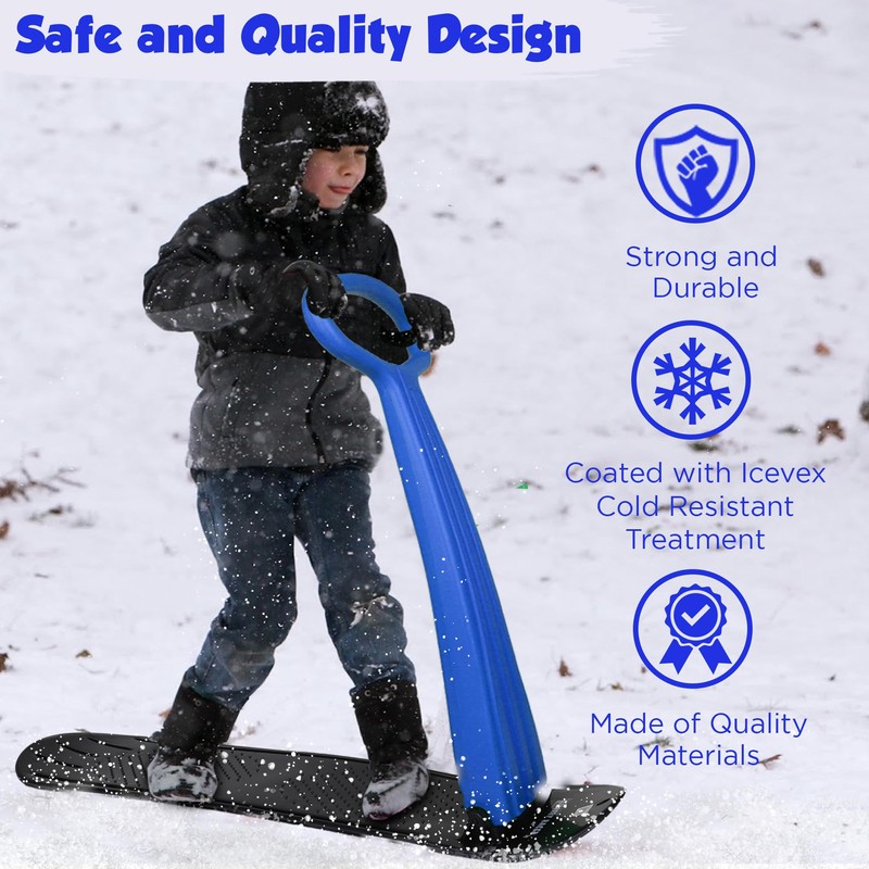 Slippery Racer Kid's Lightweight Compact Foldable Cold Resistant Downhill Outdoor