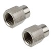 2 Pack Air Line Hose Fitting Connector Adapter 1/4 to