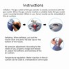 Inflatable Seat Cushion Hip Support Portable Wheelchair Chair Cushion for