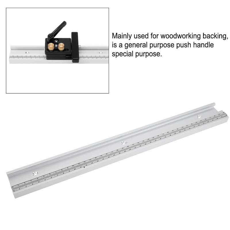 1Pcs Aluminum Alloy T Tracks With Scale Miter Woodworking Slider