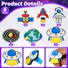 24 PCS Space Astronaut Cupcake Ring Toppers
